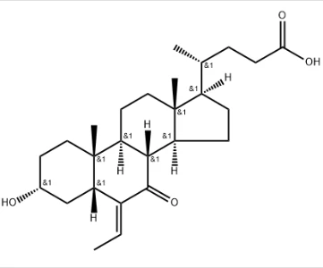 (E) -3 - Hydroxi-6-Etilideno-7-Ceto -5 - ácido Cholan-24-Oic (CAS: 1516887-33-4)